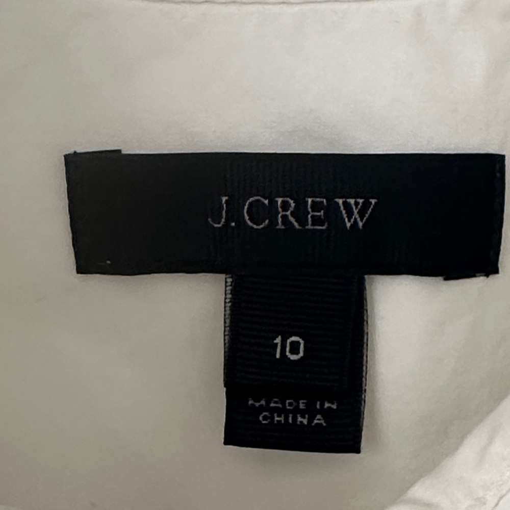 J. Crew Scalloped Button Down Shirt VGUC - Picture 5 of 8